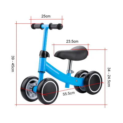 Produktbild von Balančný tréning Mini Bike Scooter Walker Scooters pre 1-2 roky staré dieťa (modrá)