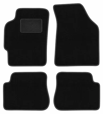Imagen del producto de Alfombrillas de moqueta para Kia Shuma 1997-2004 (sedán) – juego de 4 piezas, negras, a medida – Wielganizator LUX