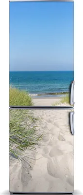 Immagine prodotto di Decorazione per frigorifero Tulup - Tappetino magnetico - 70 cm x 190 cm - Magnete da applicare al frigorifero - Motivo: duna costiera