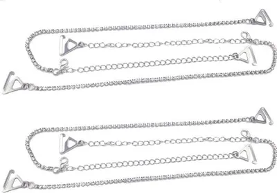 Produktbild von 2 Paar Strass-BH-Träger, Strass-BH, rutschfester BH-Gürtel, Dessous-Träger für Frauen, Mädchen, Tops, Kleider