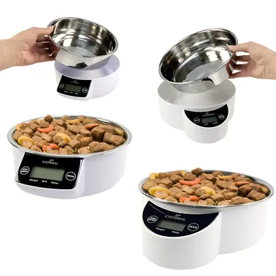 Obrázek produktu pro EYENIMAL Inteligentní miska s váhou 1 litr bílá