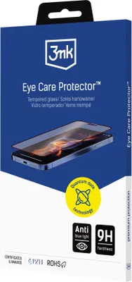 Obrázek produktu pro 3MK Eye Care Protector, Apple, iPhone 14 Pro, Antibakteriální, Ochrana proti modrému světlu, Odolnost proti pádu, Odolné proti..., 1 kusů