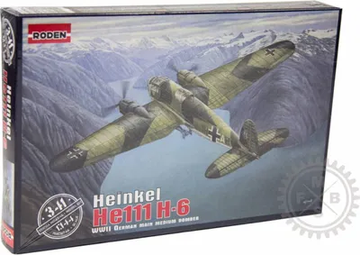 Produktbild von Roden 341 - 1:144 Heinkel He111 H-6 - Neu