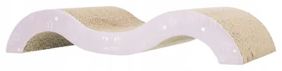Obrázek produktu pro Trixie JUNIOR škrabací vlna karton 38 x 7 x 18 cm světlá lila/mátová