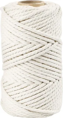 Produktbild von Creativ Company 414750, Weiß, Baumwolle, 55 m, 4 mm, 330 g, 1 Stück(e)