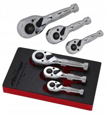 Produktbild von Neilsen Mini Ratschen-Satz 1/4, 3/8, 1/2 Zoll 90 Zähne