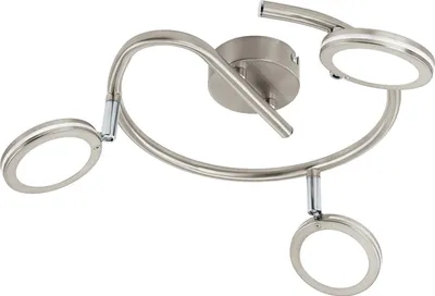 Produktbild von EGLO Karystos, Strahler Oberflächenbeleuchtung, Nicht austauschbare(s) Leuchtmittel, LED, 3000 K, 380 lm, Chrom, Nickel, Weiß