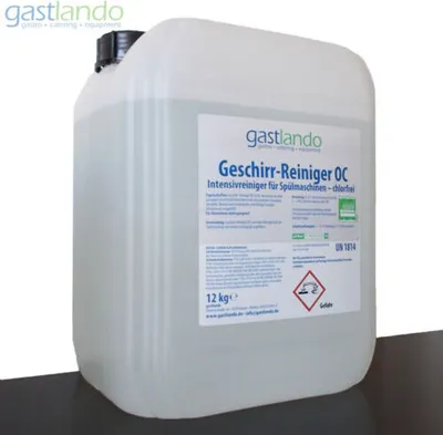 Produktbild von Geschirrspülmittel Geschirrreiniger 12kg chlorfrei für gewerbliche Spülmaschinen