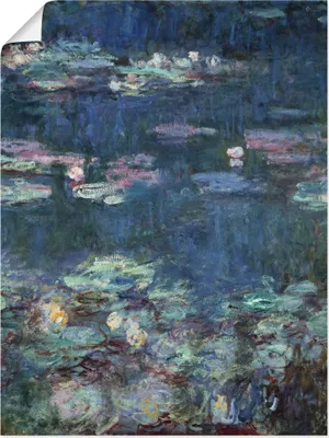 Produktbild von ARTland Poster Seerosen. Detail. Größe: 90x120 cm