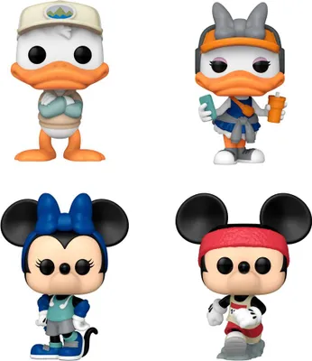 Produktbild von BUNDLE: 4x Funko POP! Mickey & Friends