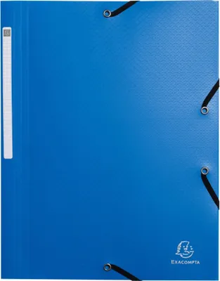 Produktbild von Exacompta 50x Sammelmappe A4 RC-PP, Opak - Hellblau - 55702E
