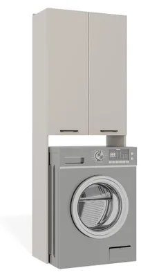 Produktbild von Waschmaschinenumbauschrank, 5 verschiedene Farben - 64×30×180 cm