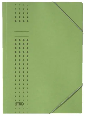 Produktbild von ELBA chic Eckspanner aus Karton A4 grün