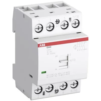 Produktbild von EN40-31N-06, Schütz, Weiß, IP20, AC/DC, 54 mm, 65 mm