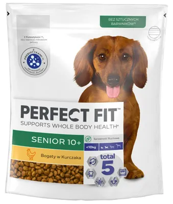 Produktbild von PERFECT FIT Trockenfutter für Senior-Hunde kleiner Rassen mit Huhn 825g