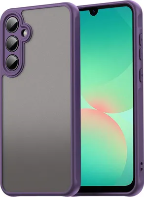 Obrázok produktu pre Puzdro pre Samsung Galaxy A26 - Zadný kryt Phonesta AirFrost Polopriehľadné - Matná fialová