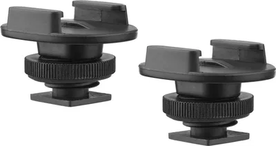 Zdjęcie produktu dla Yanmis Adapter do montażu w zimnej stopce, praktyczne akcesorium do kamery z otworem na śrubę 1/4 cala do lustrzanek cyfrowych i kamer sportowych, takich jak Hero 10 9 8 7 (2 SZTUKI)