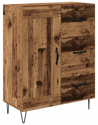 Obrázek produktu pro Servírovací skříň se zásuvkou Staré dřevo 69,5 x 34 x 90 cm