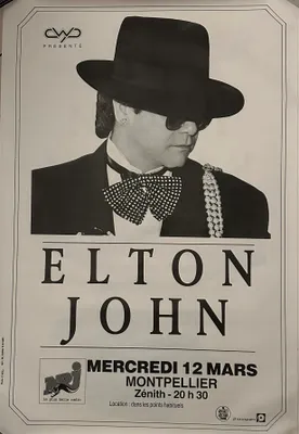 Imagen del producto de Elton John - Concierto de 1986 - Póster - 80x120 cm