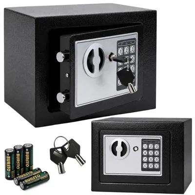 Produktbild von Elektronischer Heimsafe für Dokumente, Geld, Code, Notschlüssel, 6 l