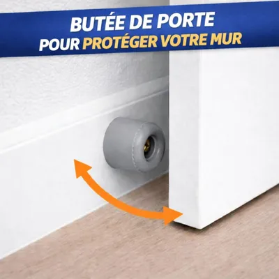 Image de Butée de Porte Petit Format 32 x 30 mm – Lot de 2