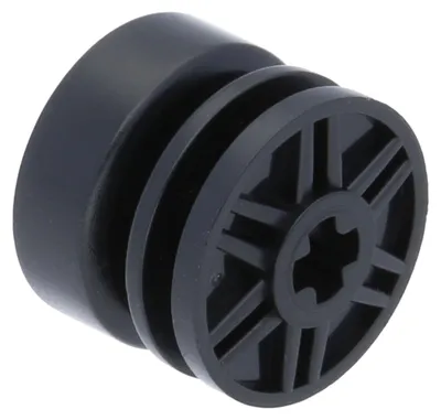 Zdjęcie produktu dla Koło LEGO, czarne, średnica 18 mm, szerokość 14 mm (55982) – nowe