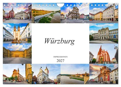 Produktbild von Würzburg Impressionen (Wandkalender 2027 DIN A4 quer), CALVENDO Monatskalender