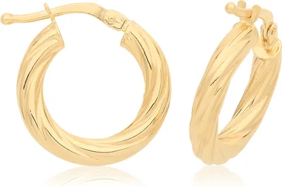 Image de Boucles d'Oreilles Femme Or 375/1000 - 16mm*3mm; TRS35916