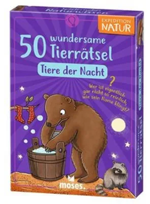 Immagine prodotto di 50 wundersame Tierrätsel - Tiere der Nacht