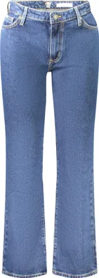Produktbild von Damen Jeans Blau: Gerader Schnitt & Mittlere Taille mit 5 Taschen