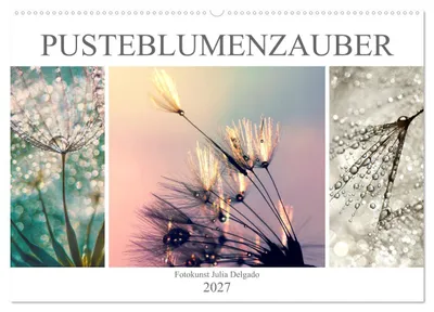 Produktbild von PusteblumenZauber (Wandkalender 2027 DIN A2 quer), CALVENDO Monatskalender