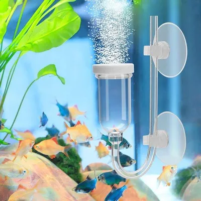 Produktbild von Luftstein Zubehör 25mm für Aquarium mit Saugnapf und Ventil