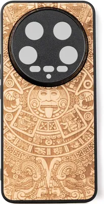 Produktbild von Bewood Holzhülle für Xiaomi 14 Ultra AZTEC CALENDAR ANIEGRE