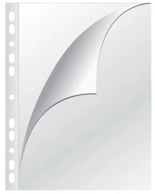 Immagine prodotto di 5x Q-Connect® KF00714 Prospekthülle A4 Öffnung oben/links 80mym glasklar 25 Stück