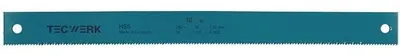Immagine prodotto di Foglio per macchine L400 x L35 x P2 mm HSS forato - 10,5 mm, 4 denti per pollice