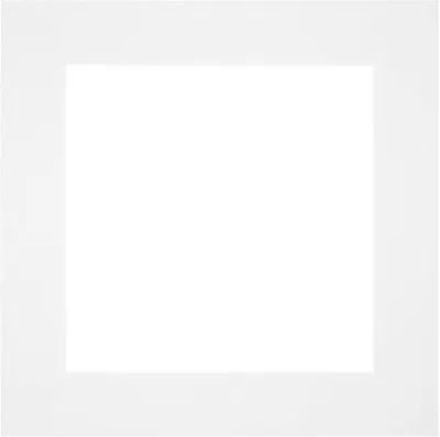 Productafbeelding van Passepartoutkarton, 30x30 cm, 6 cm rand, wit, voor fotolijsten