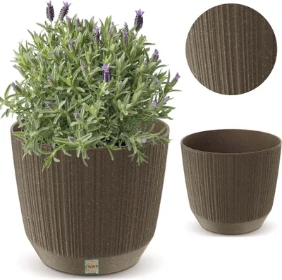 Zdjęcie produktu dla Doniczka Osłonka Domowa 16,8 Cm Ryfo Na Stół Parapet Do Domu Kawa