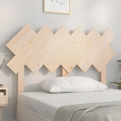Produktbild von The Living Store Bett-Kopfteil 122,5x3x80,5 cm Massivholz Kiefer