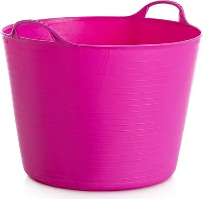 Produktbild von ADGO® Gartenkorb Kunststoff 42L Griffe Haltbarkeit: 120 kg Flexi Bag Wäschekorb