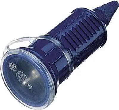 Produktbild von MENNEKES 10843 SCHUKO-Kupplung, Kunststoff, IP44