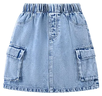 Produktbild von Jeansrock – A-Linie, hohe Taille – Blau