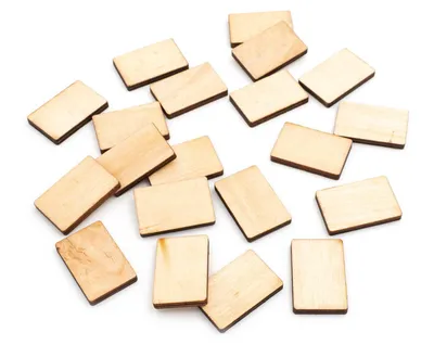 Produktbild von Vintageparts Holzplättchen Rechteck 30x20 mm Pappel naturfarben 20 Stück