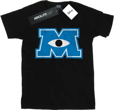 Produktbild von Disney - "Monsters University Monster M" T-Shirt für Damen BI50755 (3XL) (Schwarz)