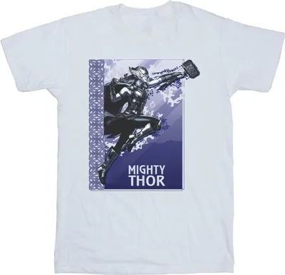 Produktbild von Marvel - "Love And Thunder Mighty" T-Shirt für Herren BI52170 (XXL) (Weiß)