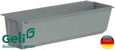Zdjęcie produktu dla Sadzarka do europalet Doniczka na kwiaty Doniczka EASY 37x10x10cm [ szara ]