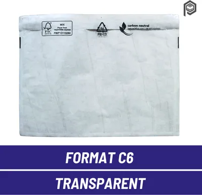 Produktbild von 25 x Lieferscheintaschen C6 Transparent Dokumententaschen Begleitpapiertaschen Lieferschein