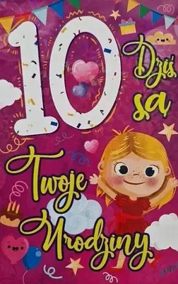 Obrázok produktu pre Darčekový poukaz k 10. narodeninám pre dievčatko – YEKU