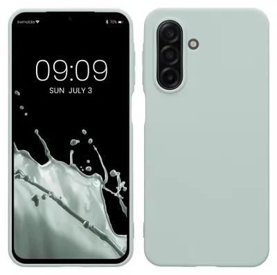 Produktbild von kwmobile Handyhülle für Samsung Galaxy A17 4G / 5G Hülle - TPU Case - Kabelloses Laden - Schutzhülle Cover in Cool Mint