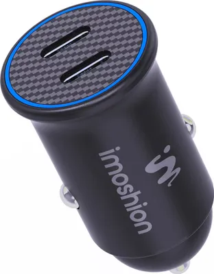 Produktbild von imoshion Auto-Ladegerät – 30-Watt-Schnellladegerät mit 2x USB-C