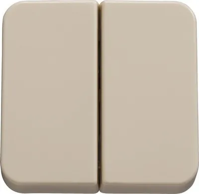 Produktbild von ROTH LANGE 57036 Doppelwippe Abdeckung für Serienschalter Basic elektroweiß